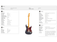 Fender American Professional Classic Stratocaster HSS Maple Fingerboard Faded Black Fender American Professional Classic Stratocaster HSS Maple Fingerboard Faded Black
